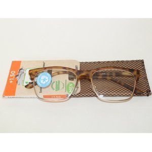 Men's icu Eco Eyewear Reading Glasses - Brown +1.50